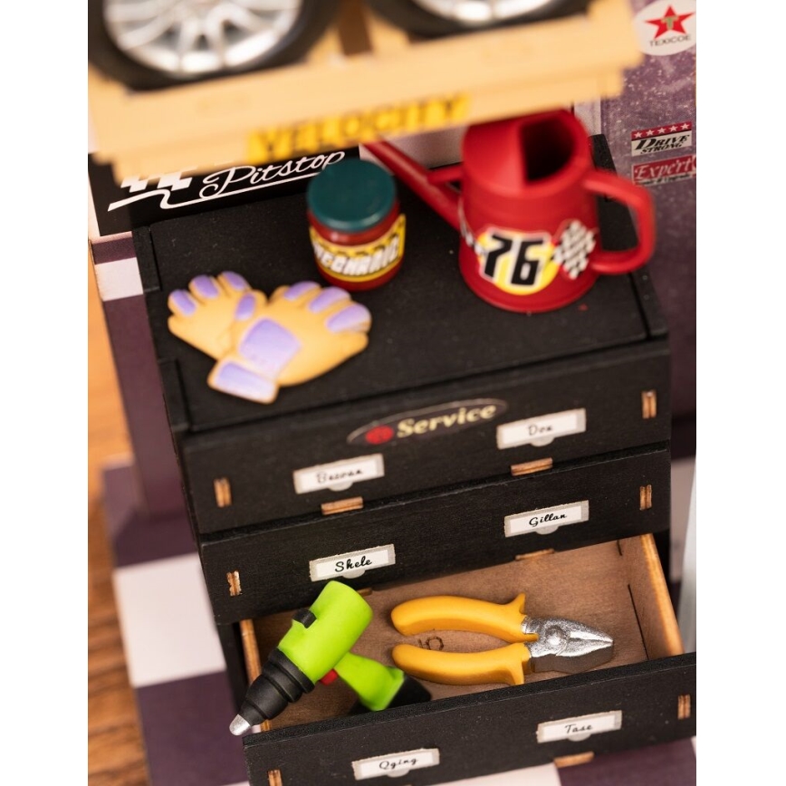RoboTime - Maison miniature Garage 2xAAA