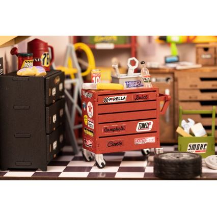RoboTime - Maison miniature Garage 2xAAA