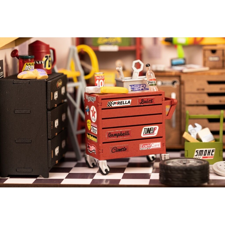 RoboTime - Maison miniature Garage 2xAAA