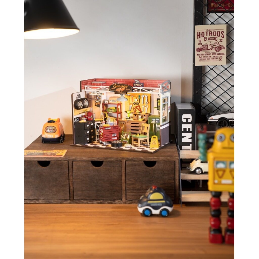 RoboTime - Maison miniature Garage 2xAAA