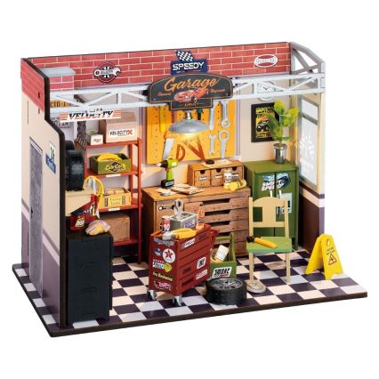 RoboTime - Maison miniature Garage 2xAAA