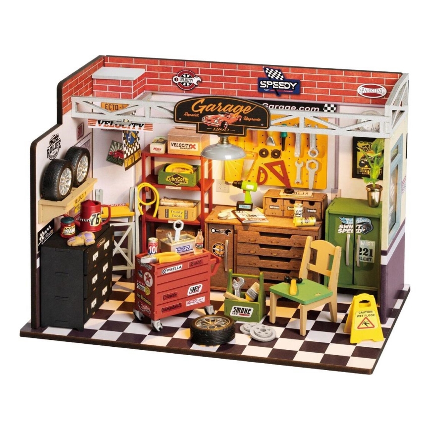 RoboTime - Miniaturhaus Garage 2xAAA