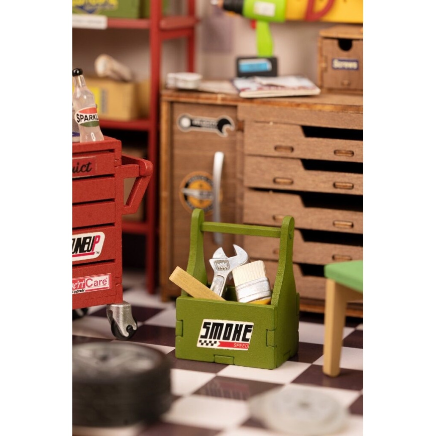 RoboTime - Miniaturhaus Garage 2xAAA