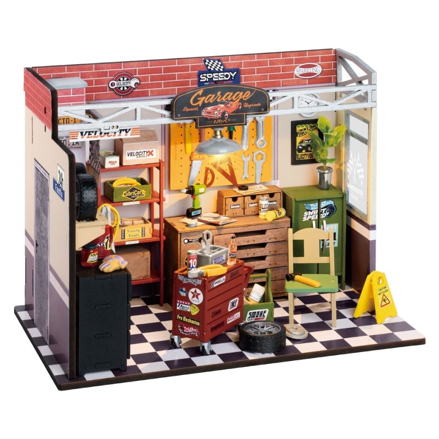 RoboTime - Miniaturhaus Garage 2xAAA