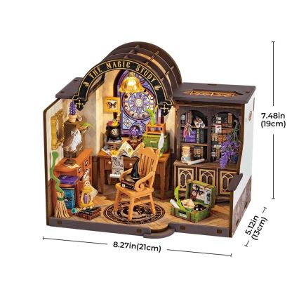 RoboTime - Miniaturhaus Zauberer-Arbeitszimmer2xAAA