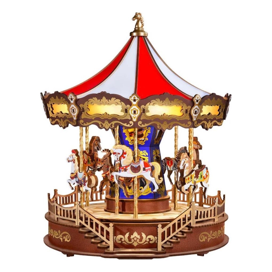 RoboTime - Puzzle 3D boîte à musique Carrousel classique 5V