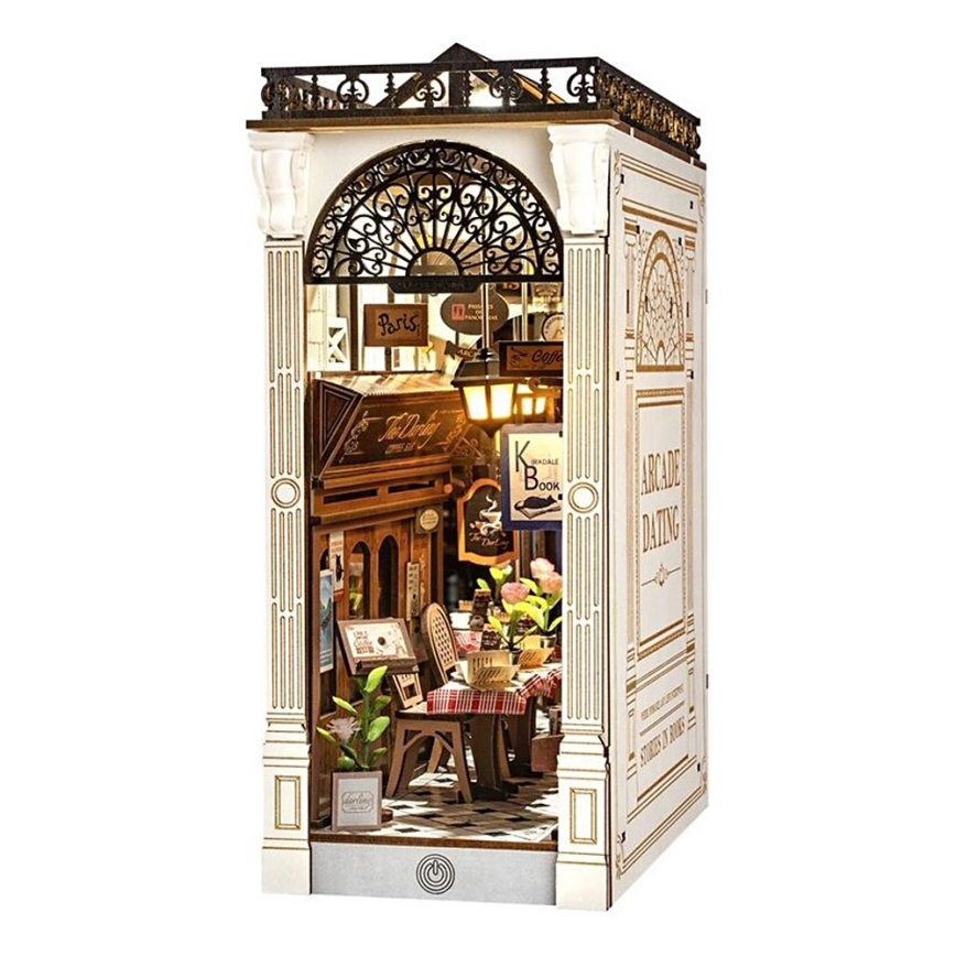 RoboTime - Puzzle 3D LED Fermalibri Incontro nella Galleria con Libri 2xAAA