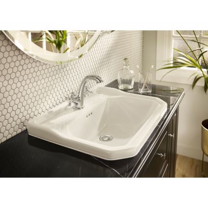 Roca A3270A5000 - Lavandino incassato CARMEN 60x45 cm ceramiche/bianco