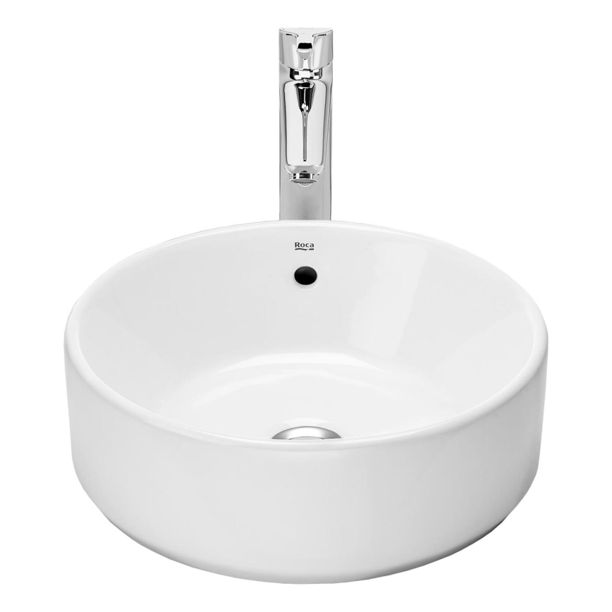 Roca A3270MJ000 - Lavandino da appoggio GAP diametro 39 cm ceramiche/bianco