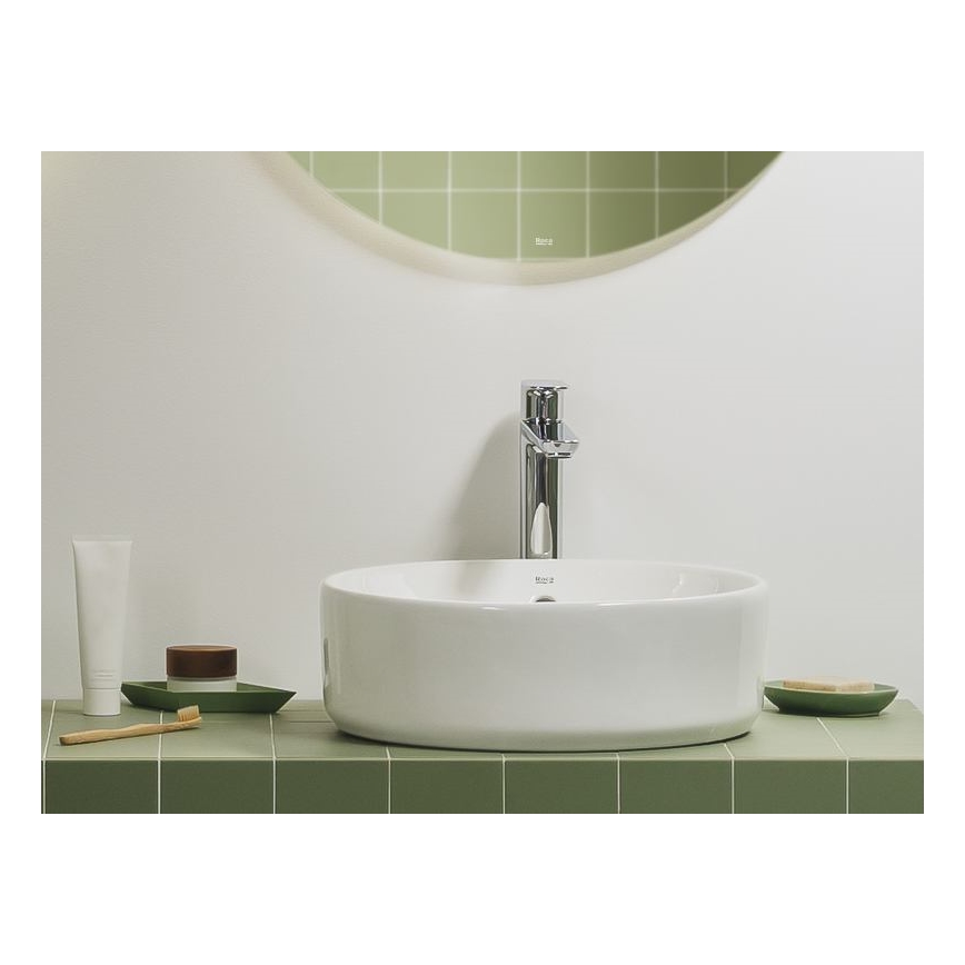 Roca A3270MJ000 - Lavandino da appoggio GAP diametro 39 cm ceramiche/bianco