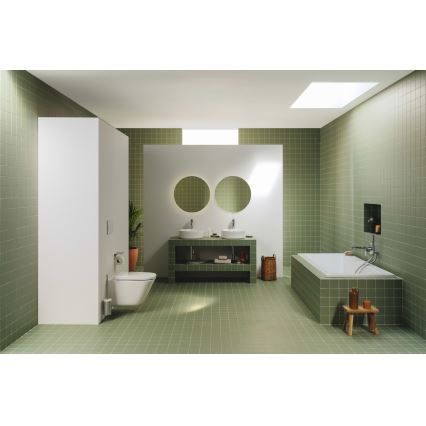 Roca A3270MJ000 - Lavandino da appoggio GAP diametro 39 cm ceramiche/bianco