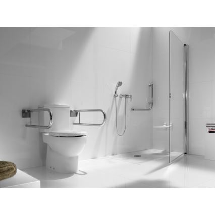 Roca A341242000 - Cassetta di scarico MERIDIAN con attacco inferiore ceramica/bianco