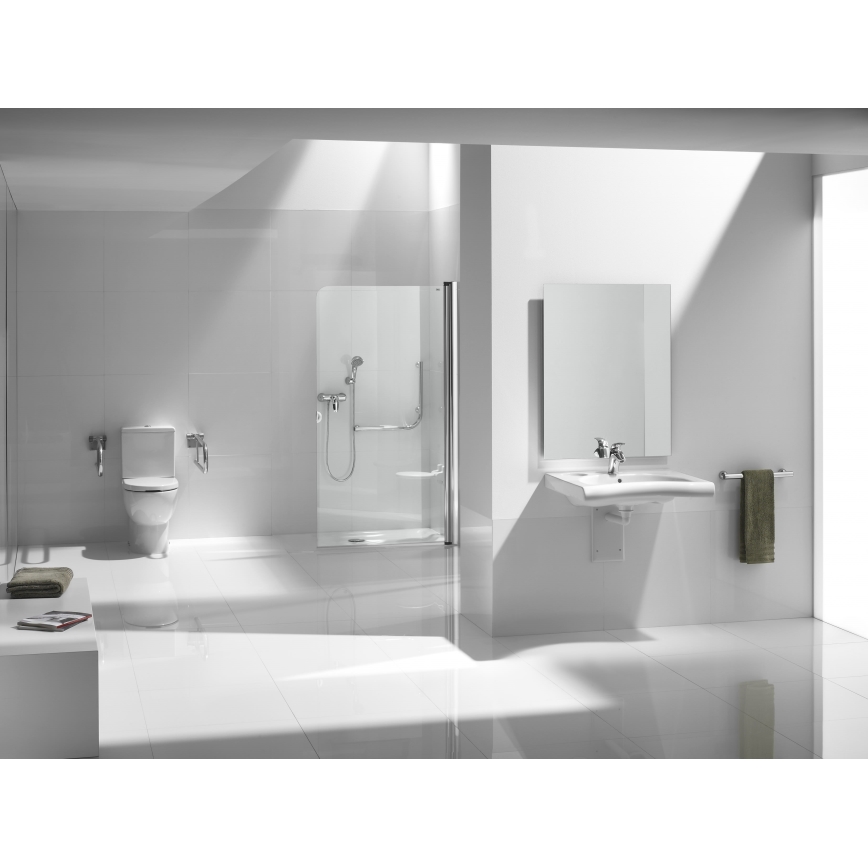 Roca A341242000 - Réservoir de chasse MERIDIAN, raccordement inférieur, céramique/blanc