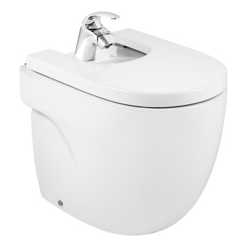 Roca A357247000 - Bidet a pavimento MERIDIAN in ceramica/bianco