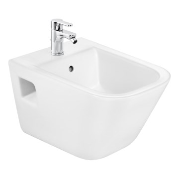 Roca A357475000 - Bidet sospeso GAP in ceramica, bianco