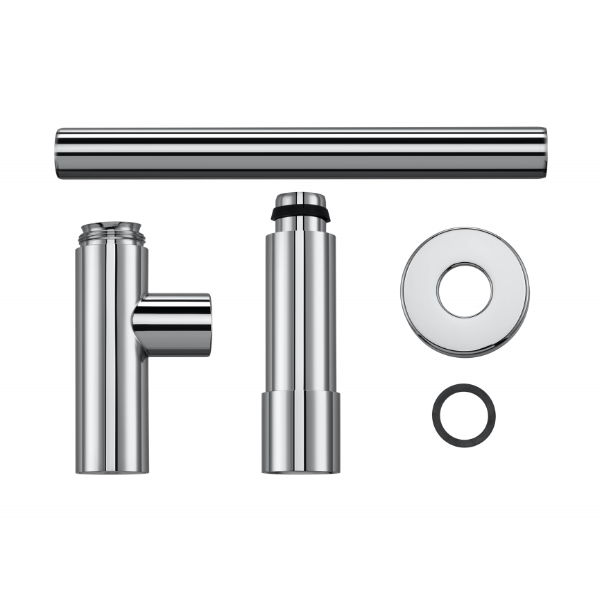 Roca A506403110 - Siphon pour lavabo rond ROCA, chromé brillant