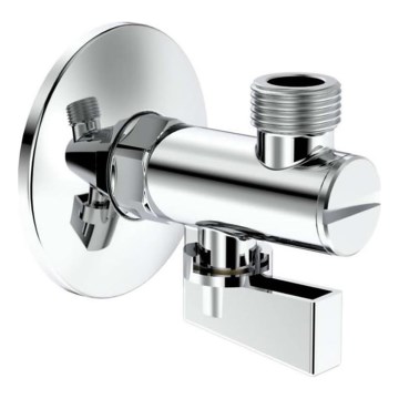 Roca A525168200 - Valvola angolare AQUA in cromo lucido