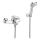 Roca A5A0125C02 - Set de baignoire avec robinet VICTORIA chrome brillant