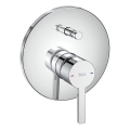 Roca A5A0B96C00 - Mitigeur de douche encastré NAIA, finition chrome brillant