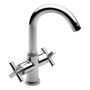 Roca A5A3043C00 - Rubinetto del lavandino + con scarico LOFT 27 cm cromo lucido