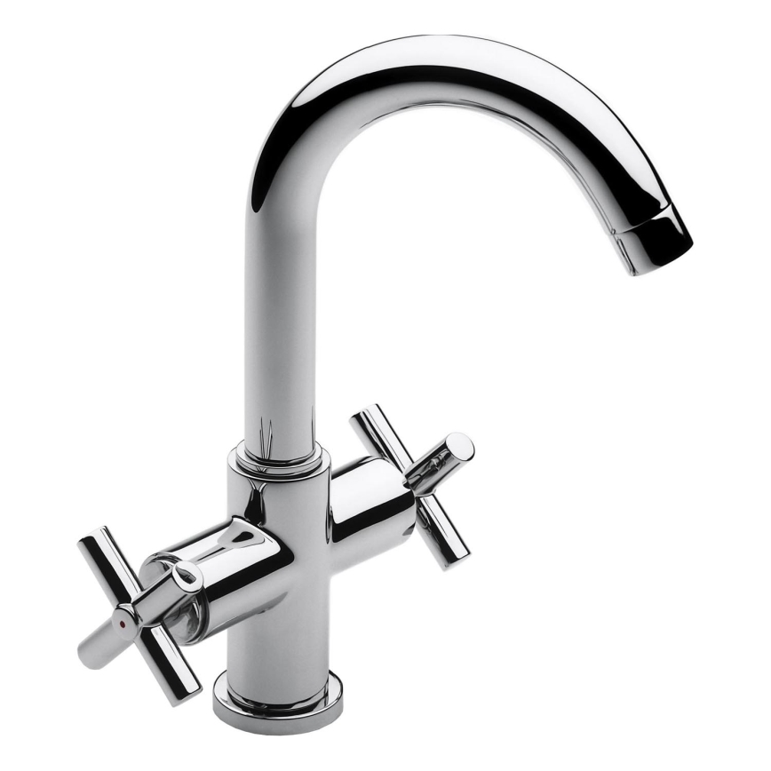 Roca A5A3043C00 - Rubinetto del lavandino + con scarico LOFT 27 cm cromo lucido