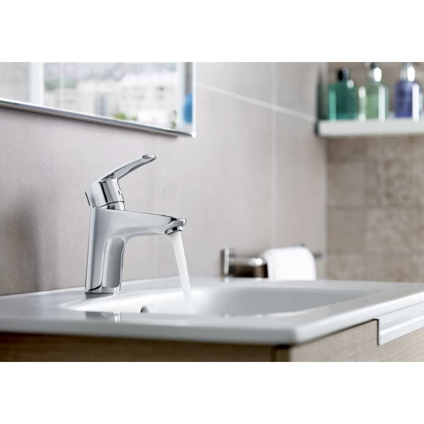 Roca A5A3098C00 - Miscelatore per lavabo + piletta MONODIN 15,3 cm cromo lucido