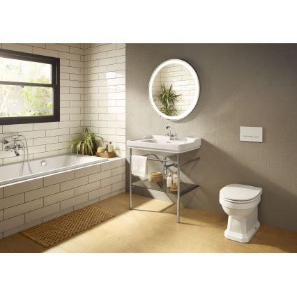 Roca A5A3A4BC00 - Rubinetto del lavandino + con scarico CARMEN 17,8 cm cromo lucido