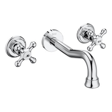 Roca A5A474BC00 - Miscelatore da lavabo ad incasso CARMEN RETRO cromo lucido