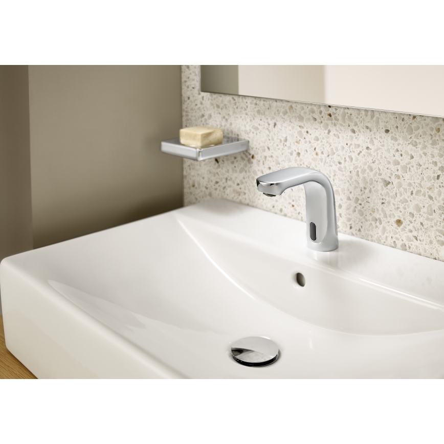 Roca A5A5309C00 - Miscelatore elettronico per lavabo L20 a sensore 4xAA cromo lucido