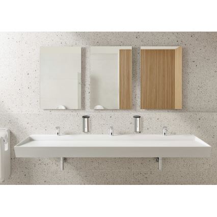 Roca A5A5709C00 - Rubinetto elettronico per lavabo senza contatto L20 230V, cromo lucido