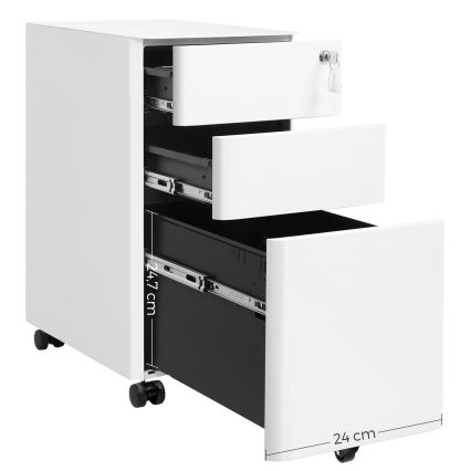 Rollcontainer SECURIO weiß