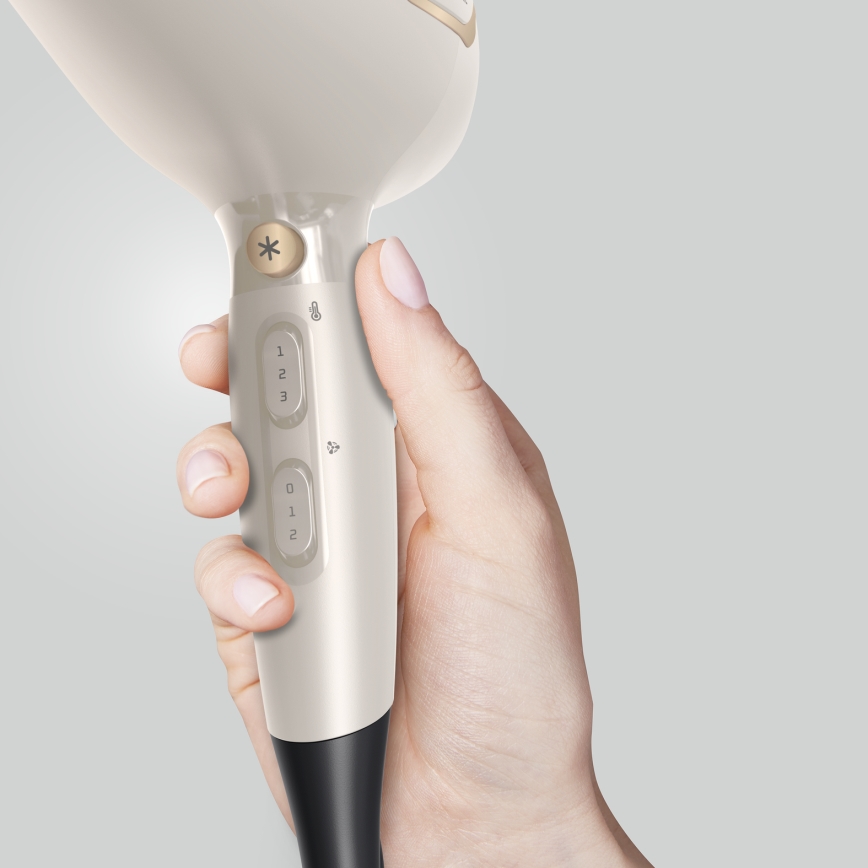Rowenta - Asciugacapelli PRO POWER 2200W/230V color crema