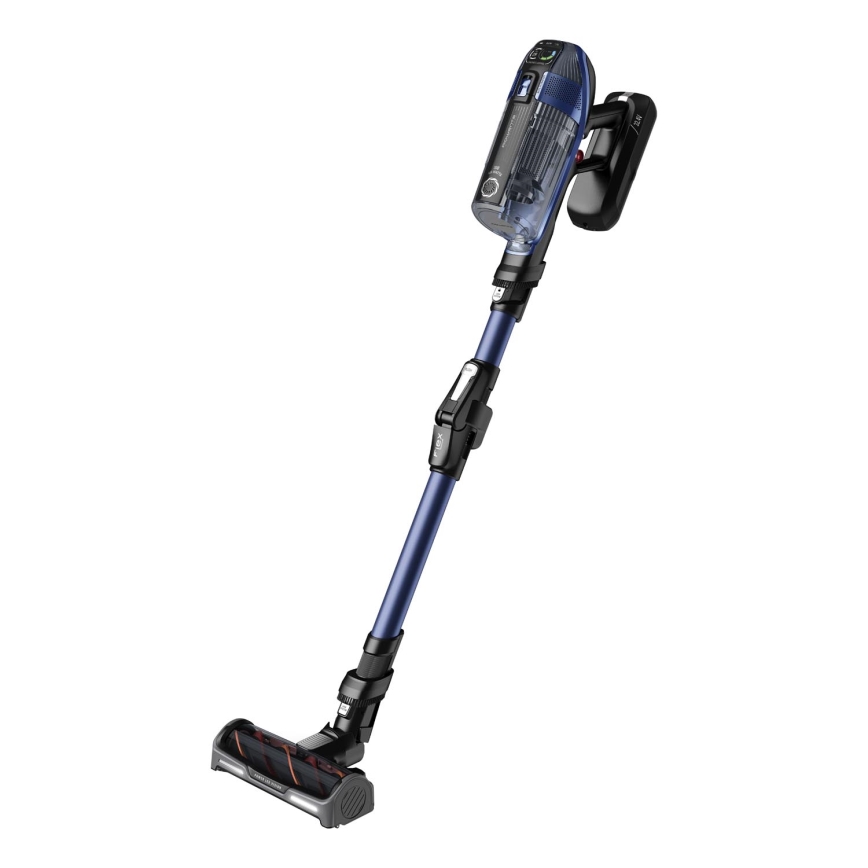 Rowenta - Aspirapolvere a bastone con uno spazzolone X-FORCE FLEX ANIMAL AQUA AUTO 3in1 480W/32,4V 2500 mAh blu