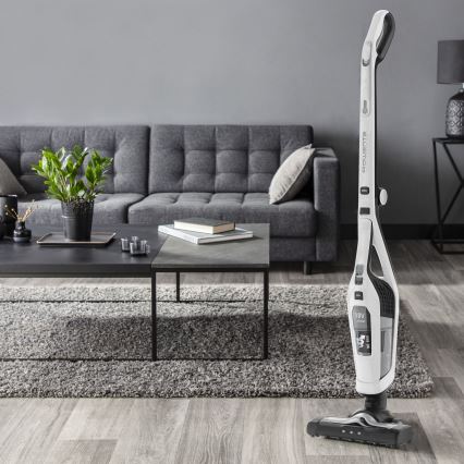 Rowenta - Aspirapolvere a bastone DUAL FORCE 2IN1 100W/18V bianco