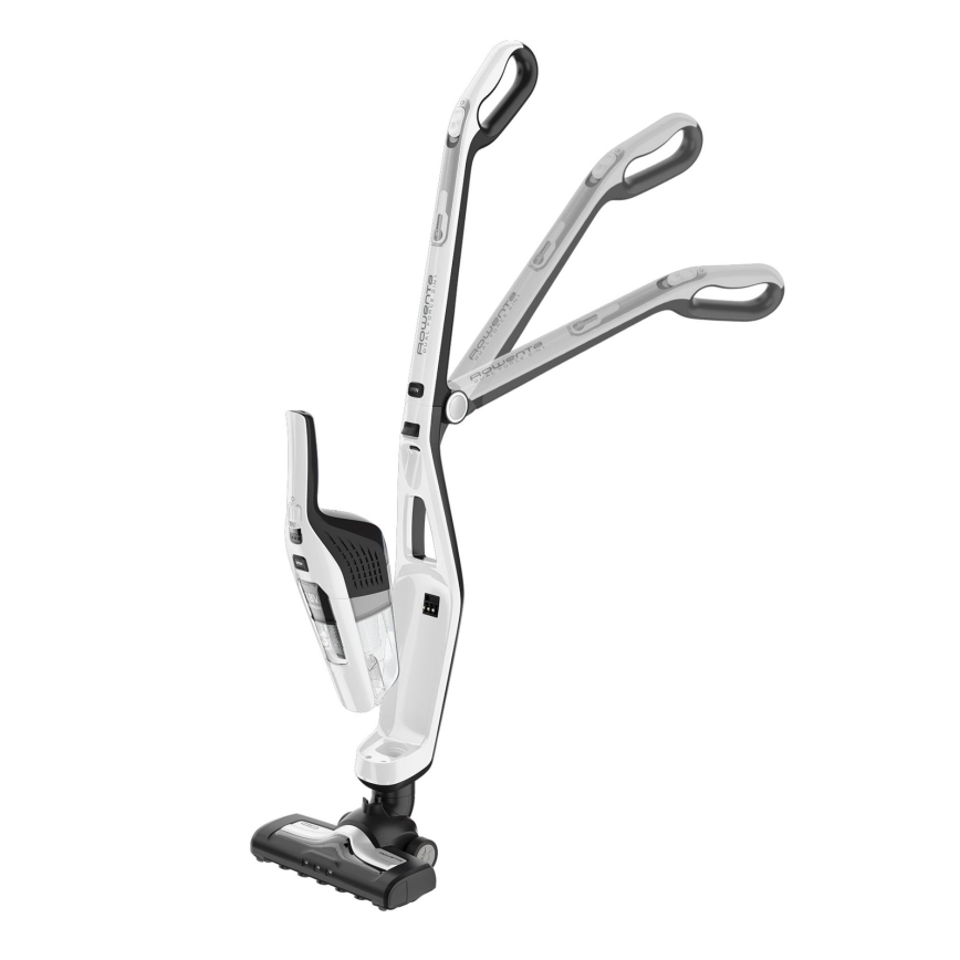 Rowenta - Aspirapolvere a bastone DUAL FORCE 2IN1 100W/18V bianco