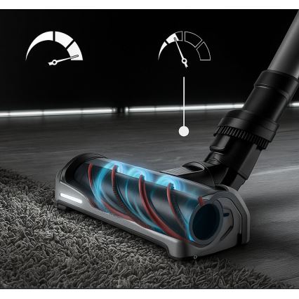 Rowenta - Aspirapolvere a bastone con uno spazzolone X-FORCE FLEX ANIMAL AQUA AUTO 3in1 480W/32,4V 2500 mAh blu