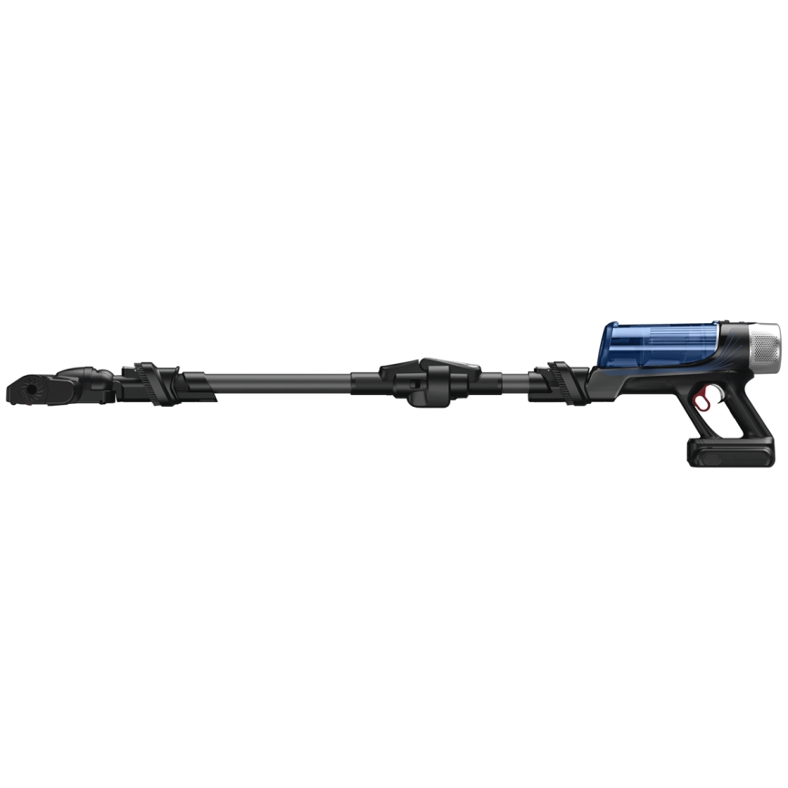 Rowenta - Aspirapolvere a bastone con uno spazzolone X-FORCE FLEX ANIMAL AQUA AUTO 4in1 250W/25,2V 2500 mAh nero/blu