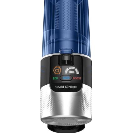 Rowenta - Aspirapolvere a bastone con uno spazzolone X-FORCE FLEX ANIMAL AQUA AUTO 4in1 250W/25,2V 2500 mAh nero/blu