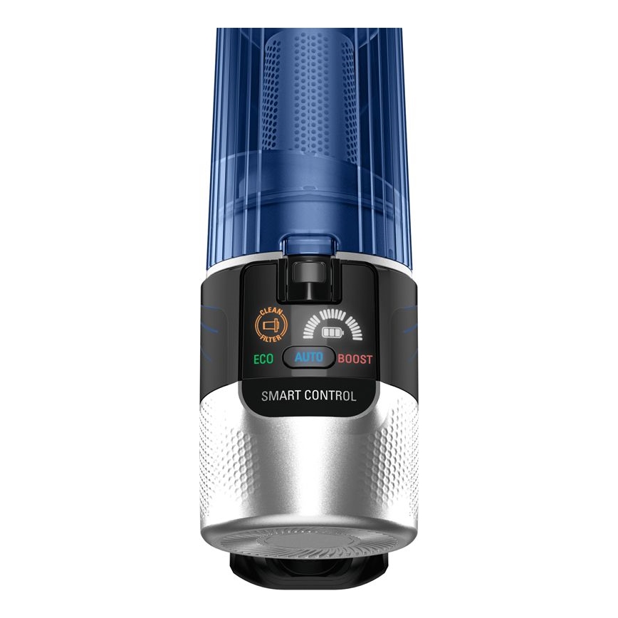 Rowenta - Aspirapolvere a bastone con uno spazzolone X-FORCE FLEX ANIMAL AQUA AUTO 4in1 250W/25,2V 2500 mAh nero/blu