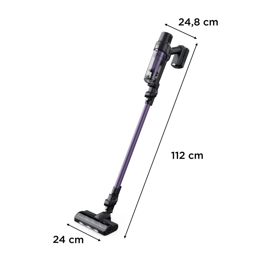 Rowenta - Aspirapolvere a bastone X-PERT 2in1 140W/18V 2500 mAh viola