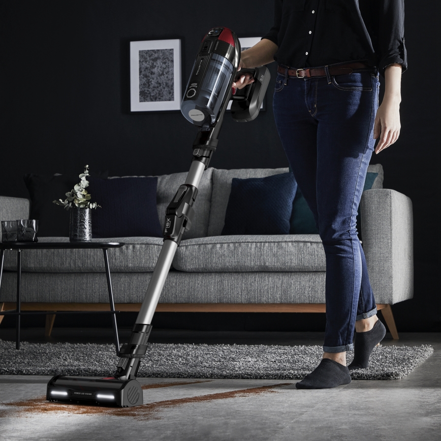 Rowenta - Aspirateur balai 2 en 1 X-FORCE FLEX ANIMAL CARE 320W/25,2V noir 2000 mAh