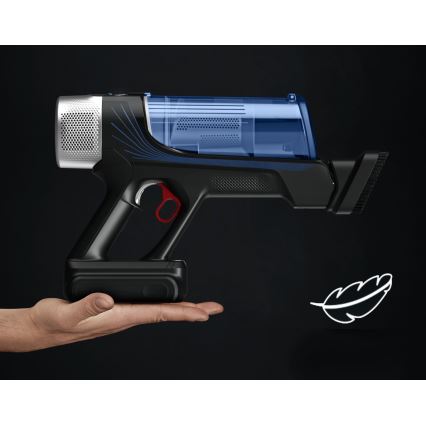 Rowenta - Aspirateur balai avec une serpillère X-FORCE FLEX ANIMAL AQUA AUTO 4en1 250W/25,2V 2500 mAh noir/bleu