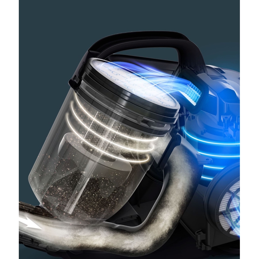 Rowenta - Aspirateur sans sac COMPACT POWER 1,5l 750W/230V gris
