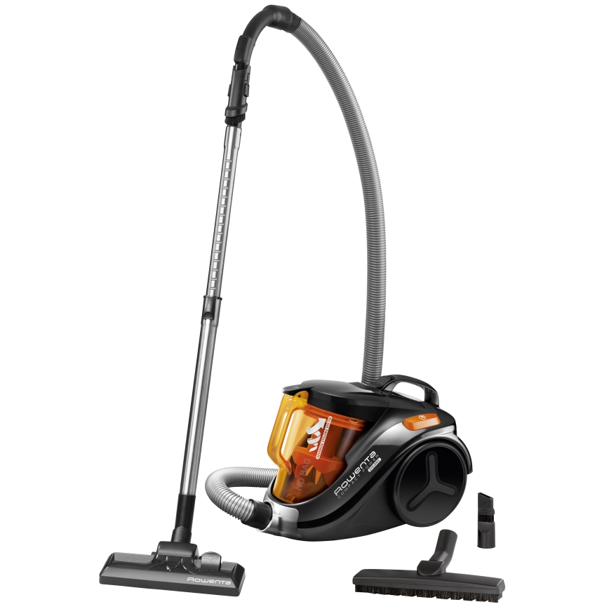 Rowenta - Aspirateur sans sac COMPACT POWER 1,5l 750W/230V noir/orange