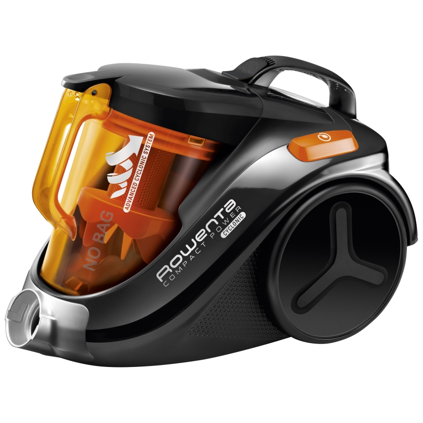 Rowenta - Aspirateur sans sac COMPACT POWER 1,5l 750W/230V noir/orange