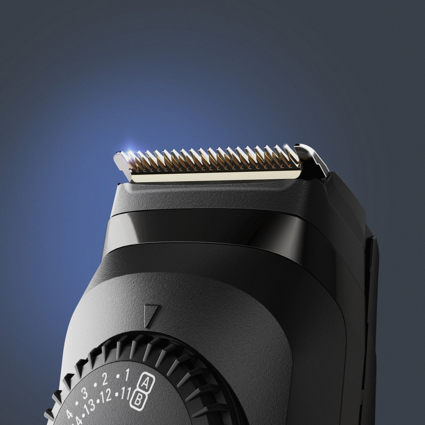 Rowenta - Barttrimmer VIRTUO BEARD TRIMMER, schwarz, 1200 mAh