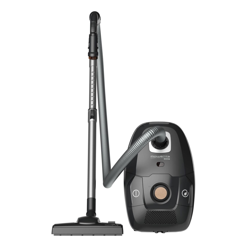 Rowenta - Beutel-Staubsauger GRÜN FORCE EFFITECH ECO TOTAL CLEAN 400W/230V schwarz