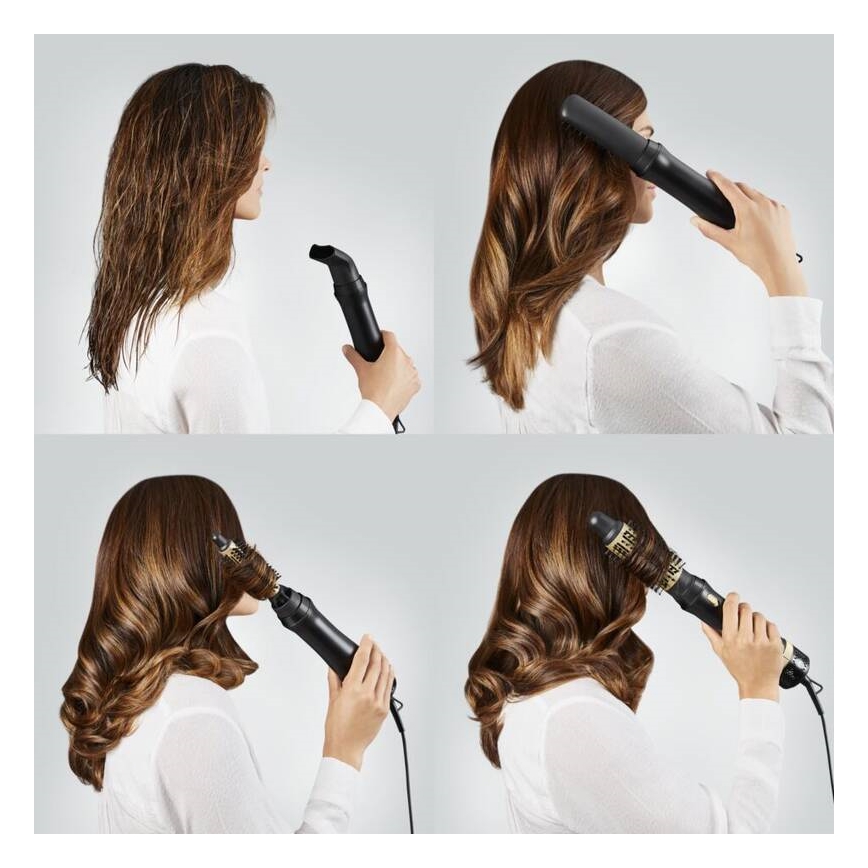 Rowenta - Brosse à air chaud EXPRESS STYLE 800W/230V noir/doré