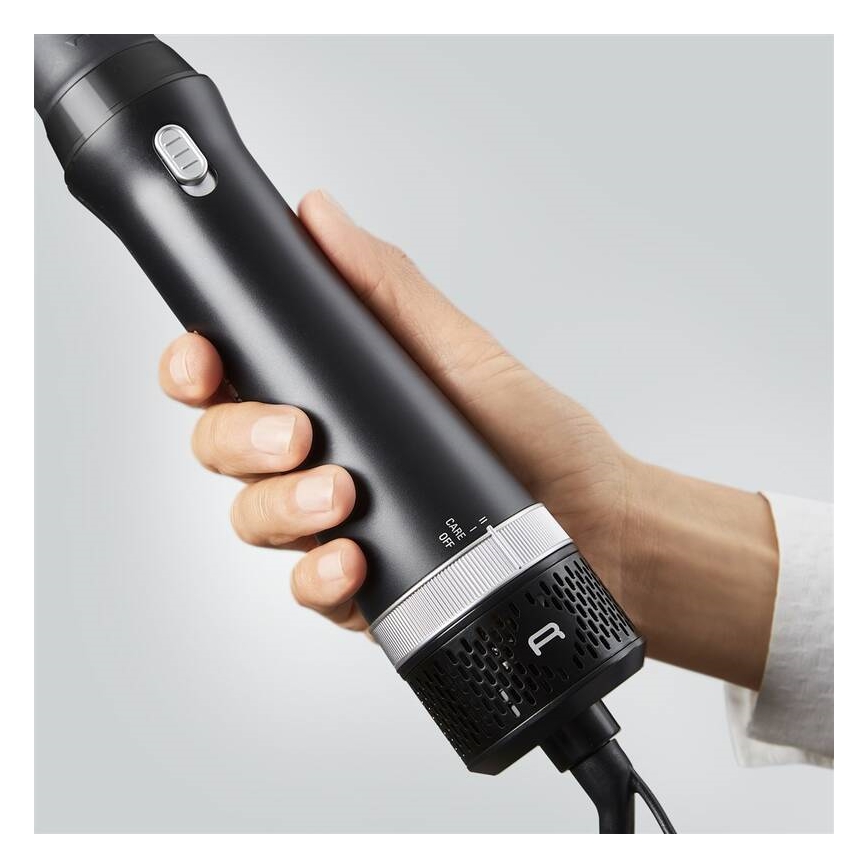 Rowenta - Brosse à air chaud EXPRESS STYLE 900W/230V noir/argent