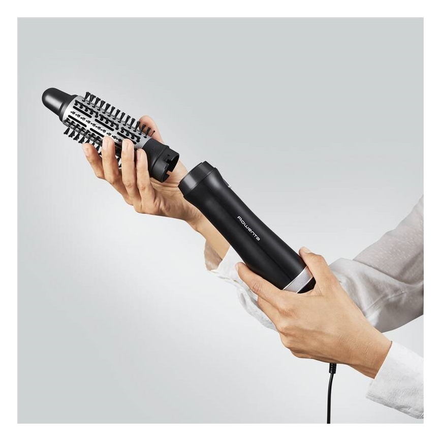 Rowenta - Brosse à air chaud EXPRESS STYLE 900W/230V noir/argent